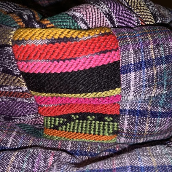 Handmade Bucket Hat Made In Gautemala Patchwork - Picture 3 of 10